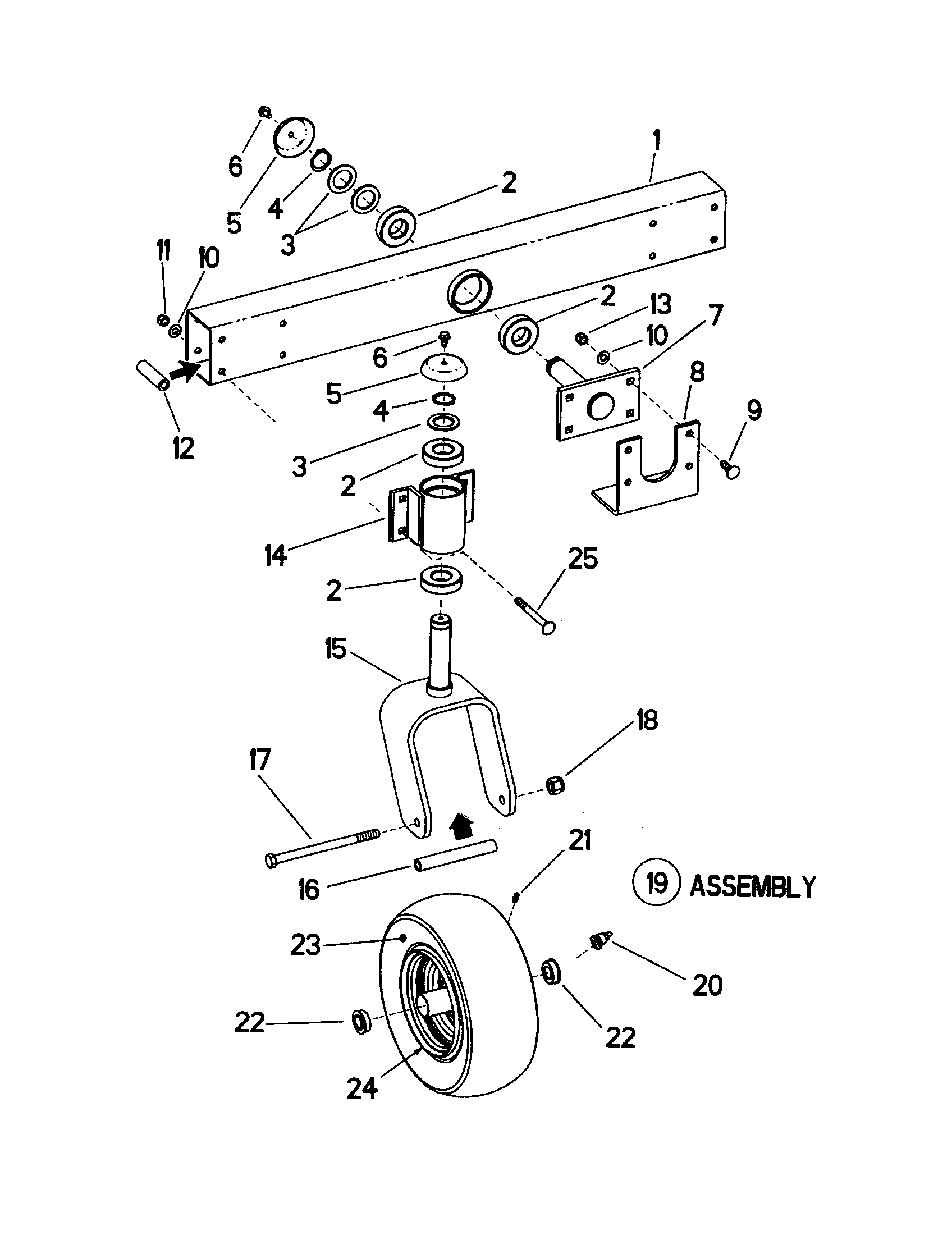 WIDE-STANCE CASTER