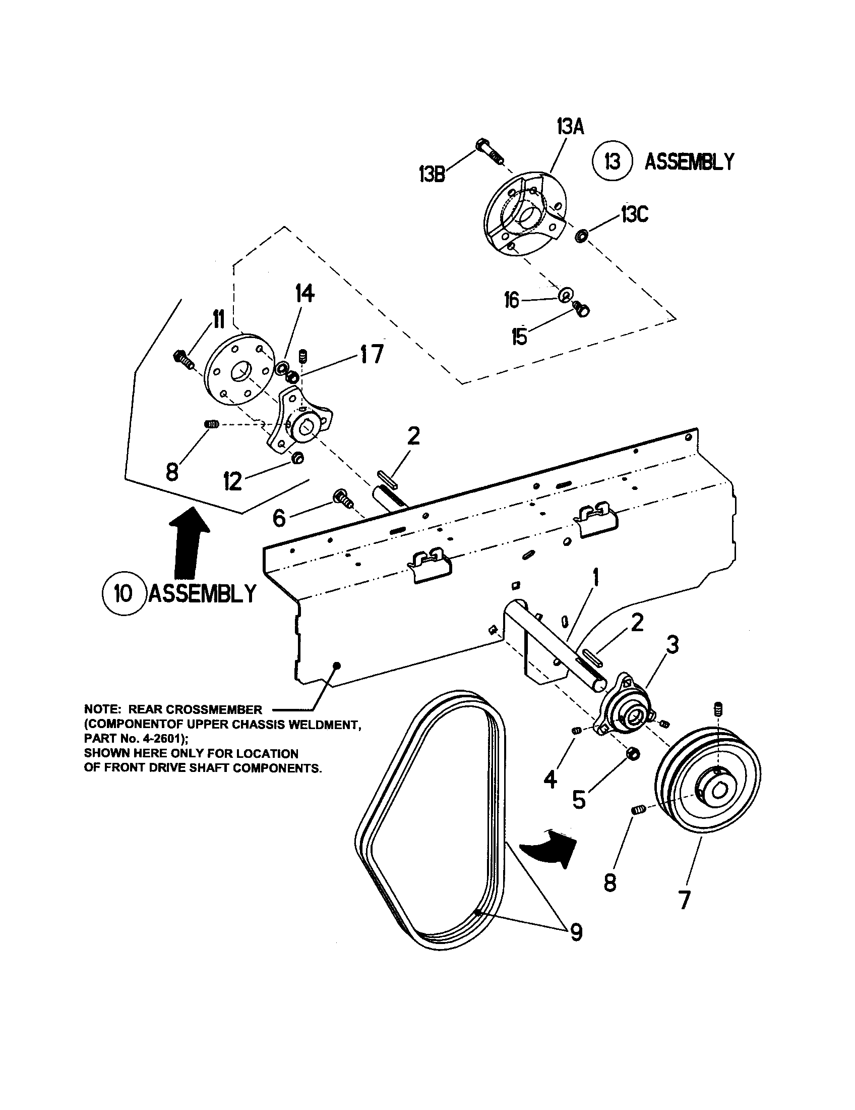 Front drive shaft