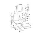 Snapper ZF2300GKU seat (5-4117) diagram