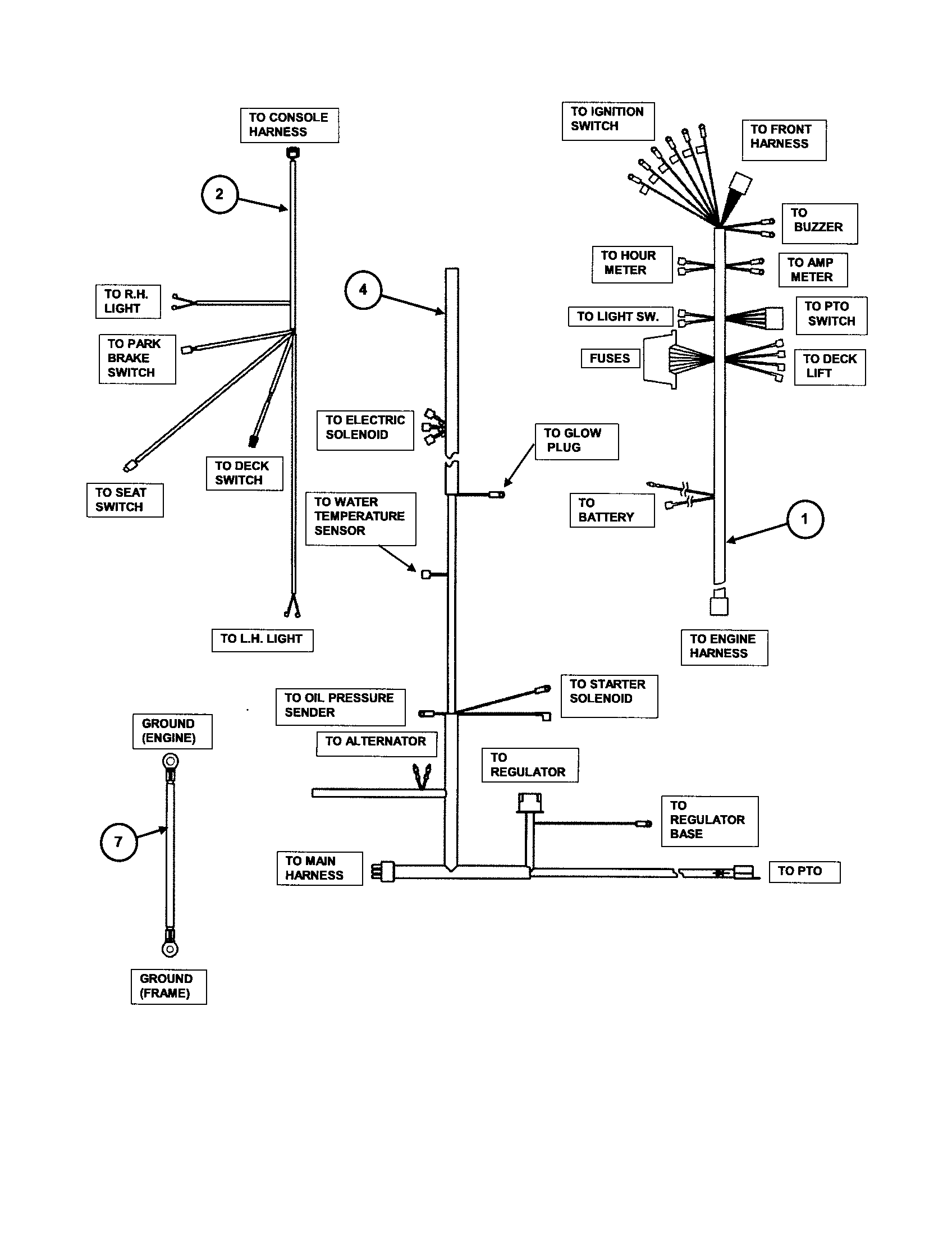 Wiring (diesel only)