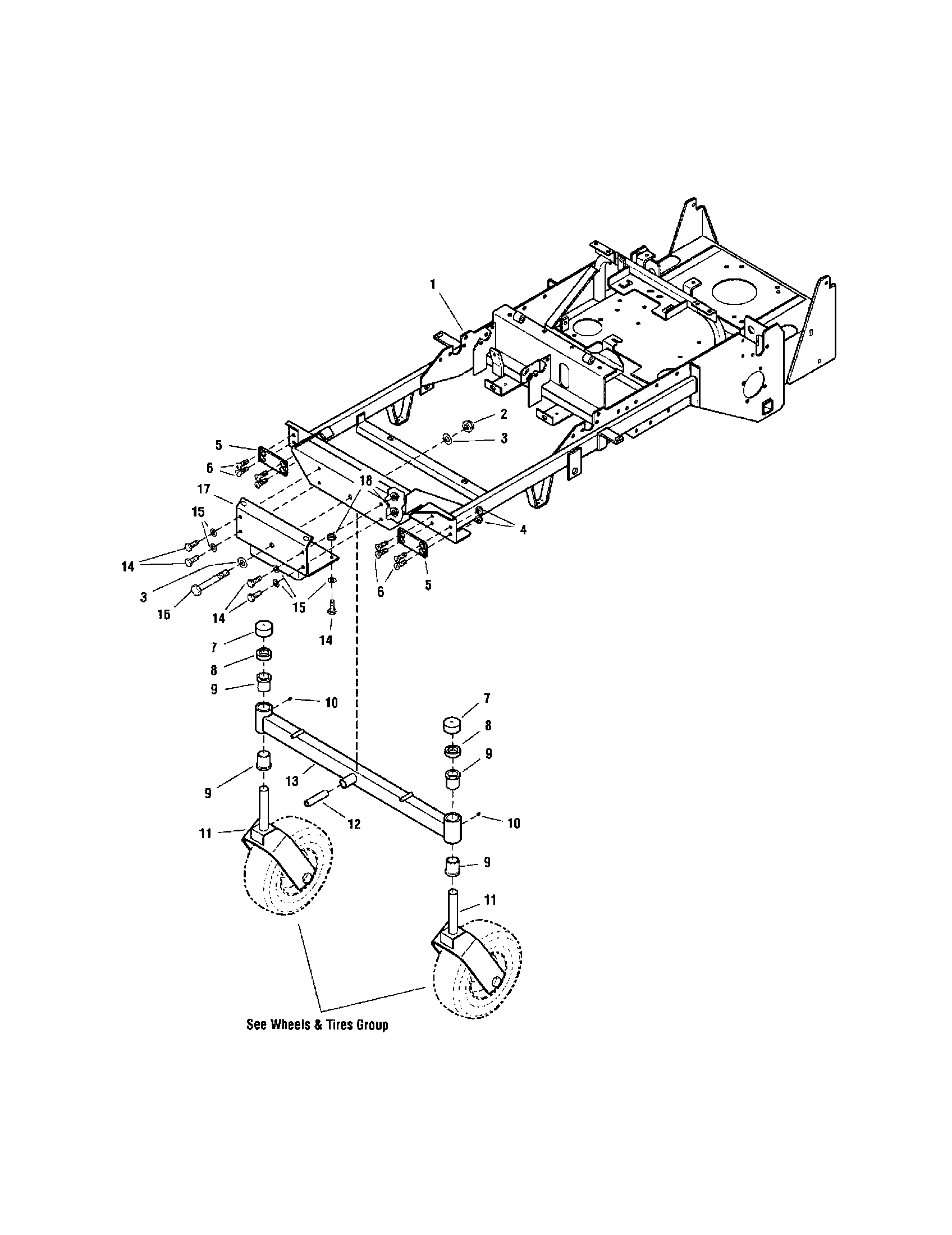 Frame caster