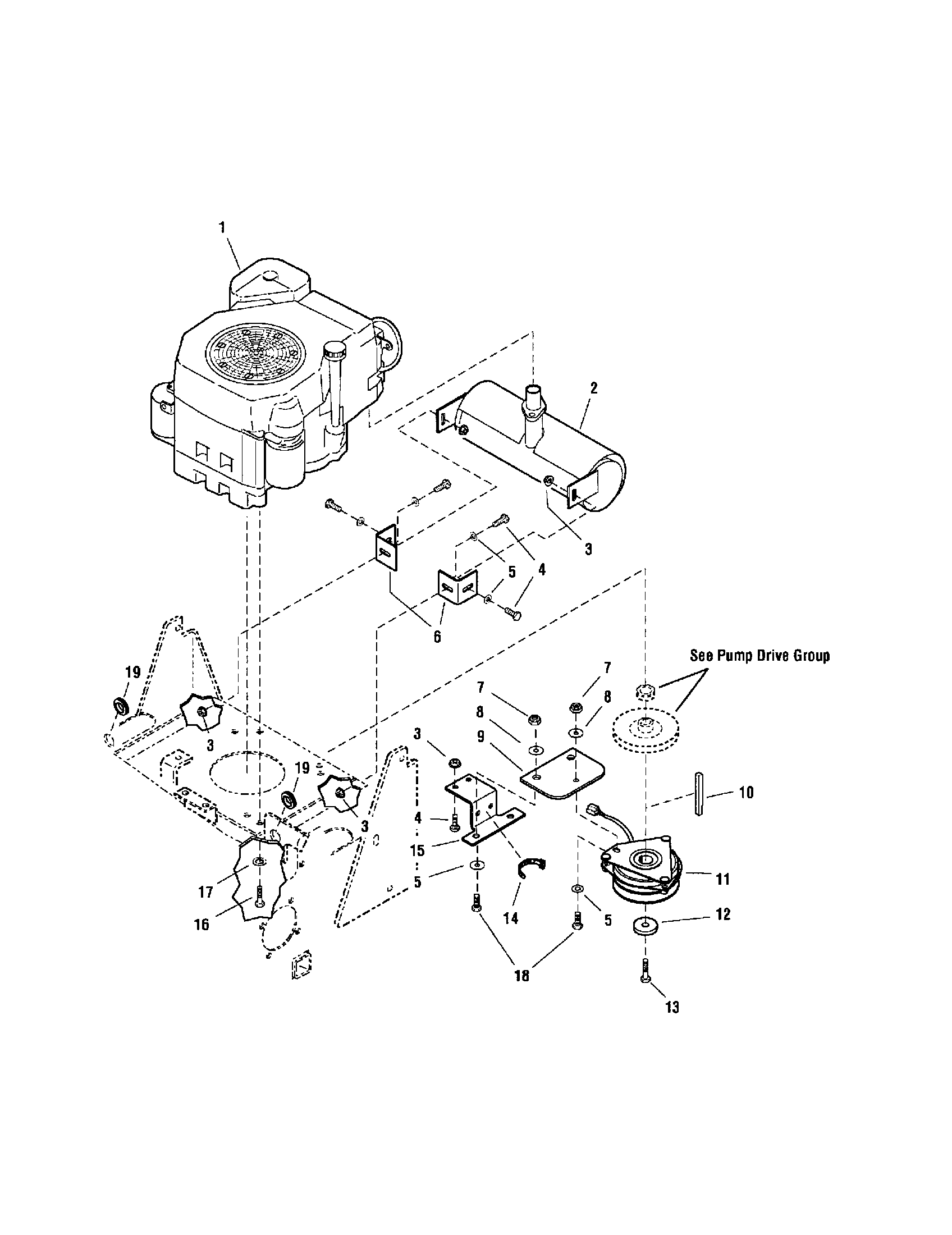 ENGINE/PTO-18 HP KOHLER