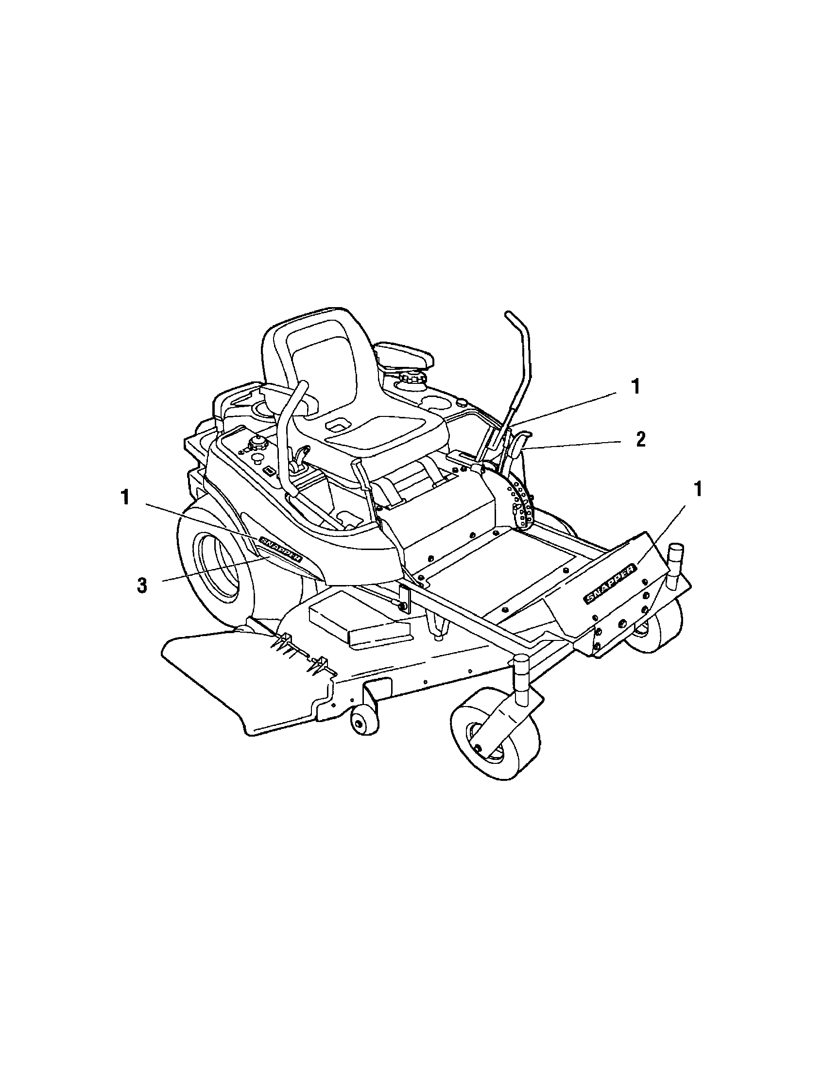 Official Snapper ZT18440KH rear-engine riding mower parts
