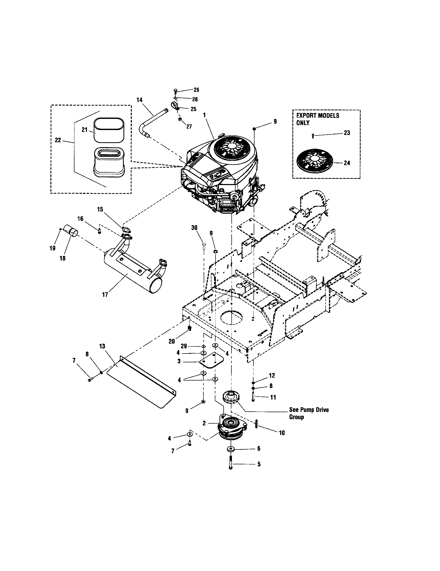 ENGINE/PTO-24HP BRIGGS & STRATTON