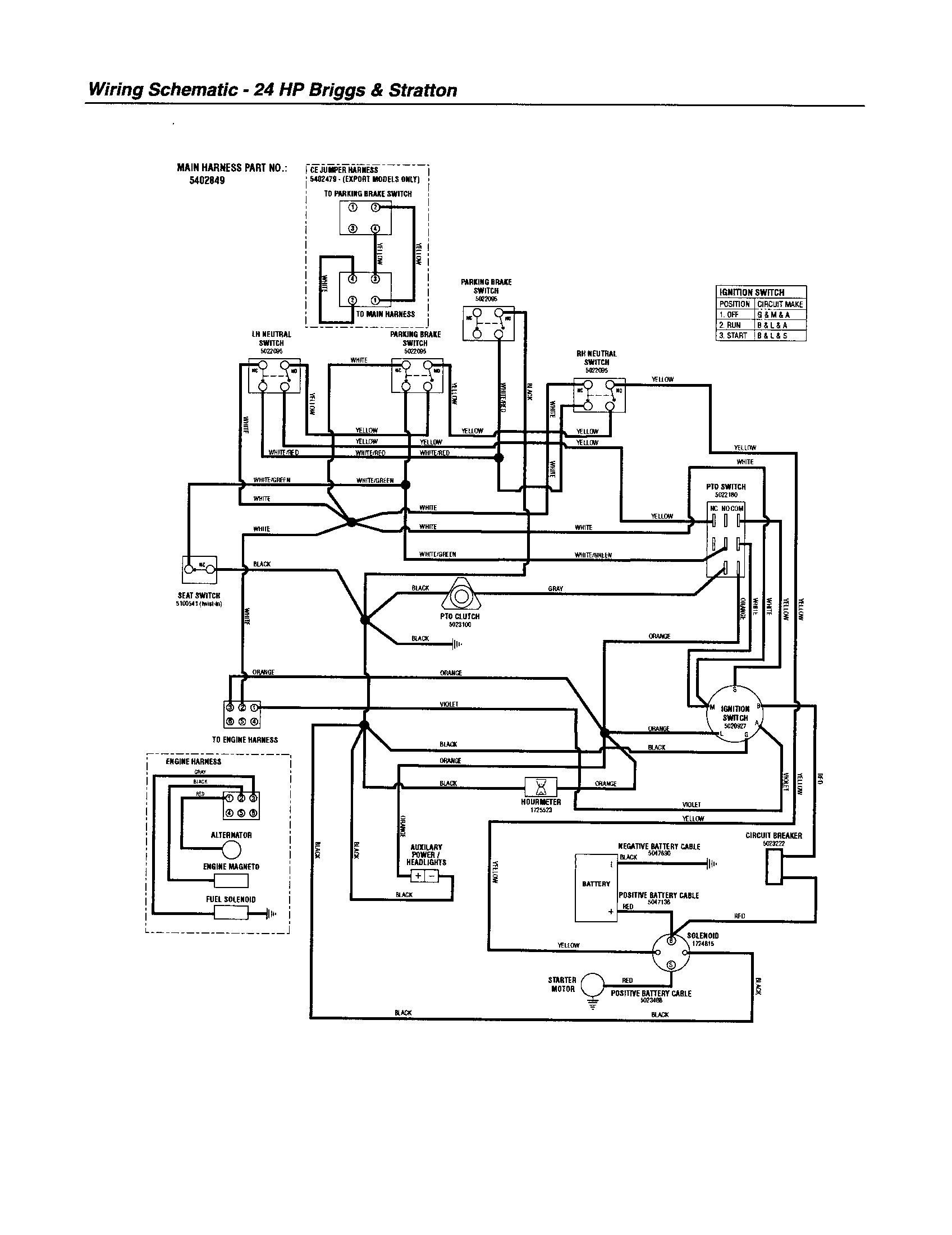 Wiring schematic