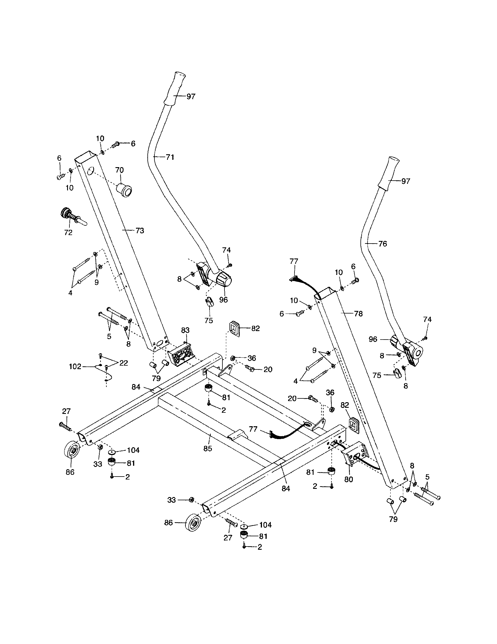 Base/uprights