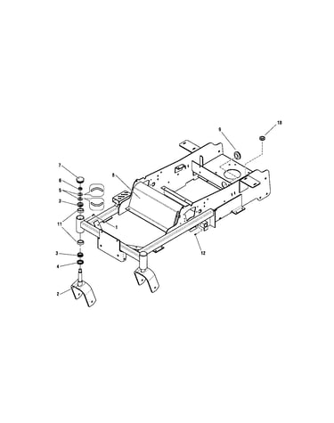 Main frame/front casters