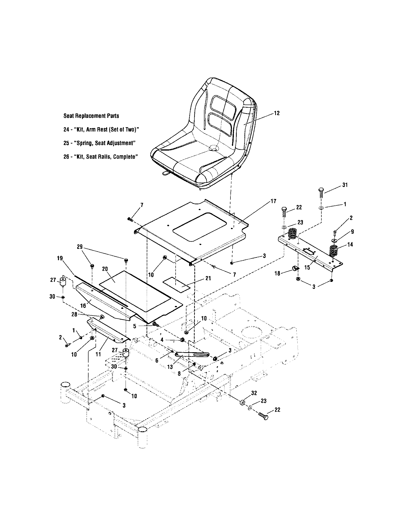 SEAT MOUNT/FLOOR