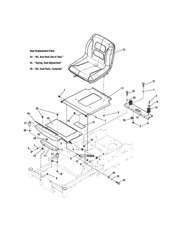 Seat mount/floor