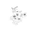 Snapper 500ZB2648 (5900731) pulleys/belts/idler arm diagram