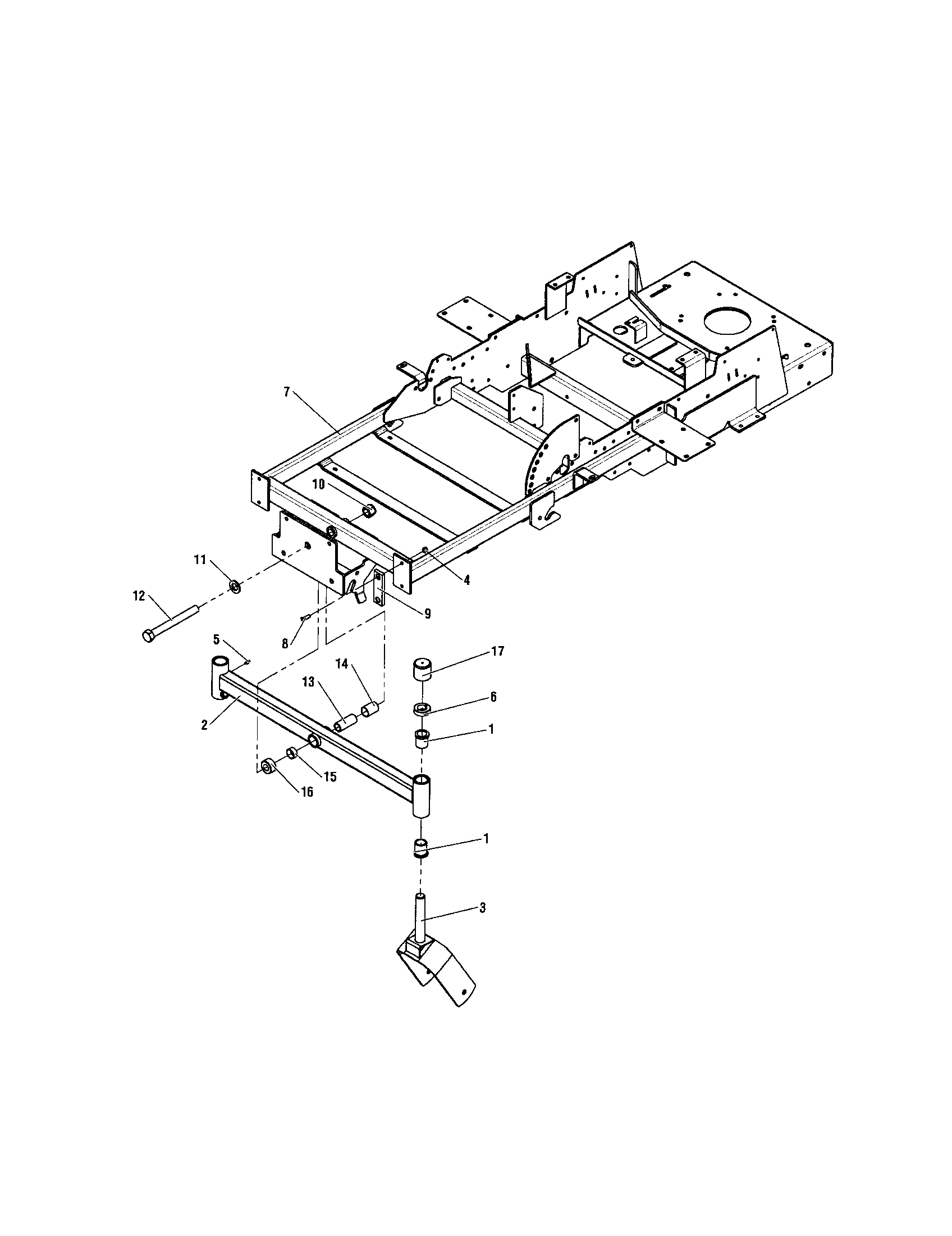 MAIN FRAME/FRONT SUSPENSION