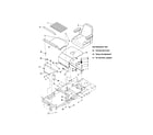 Snapper 355ZB2654 (5900748) seat mount/floor diagram