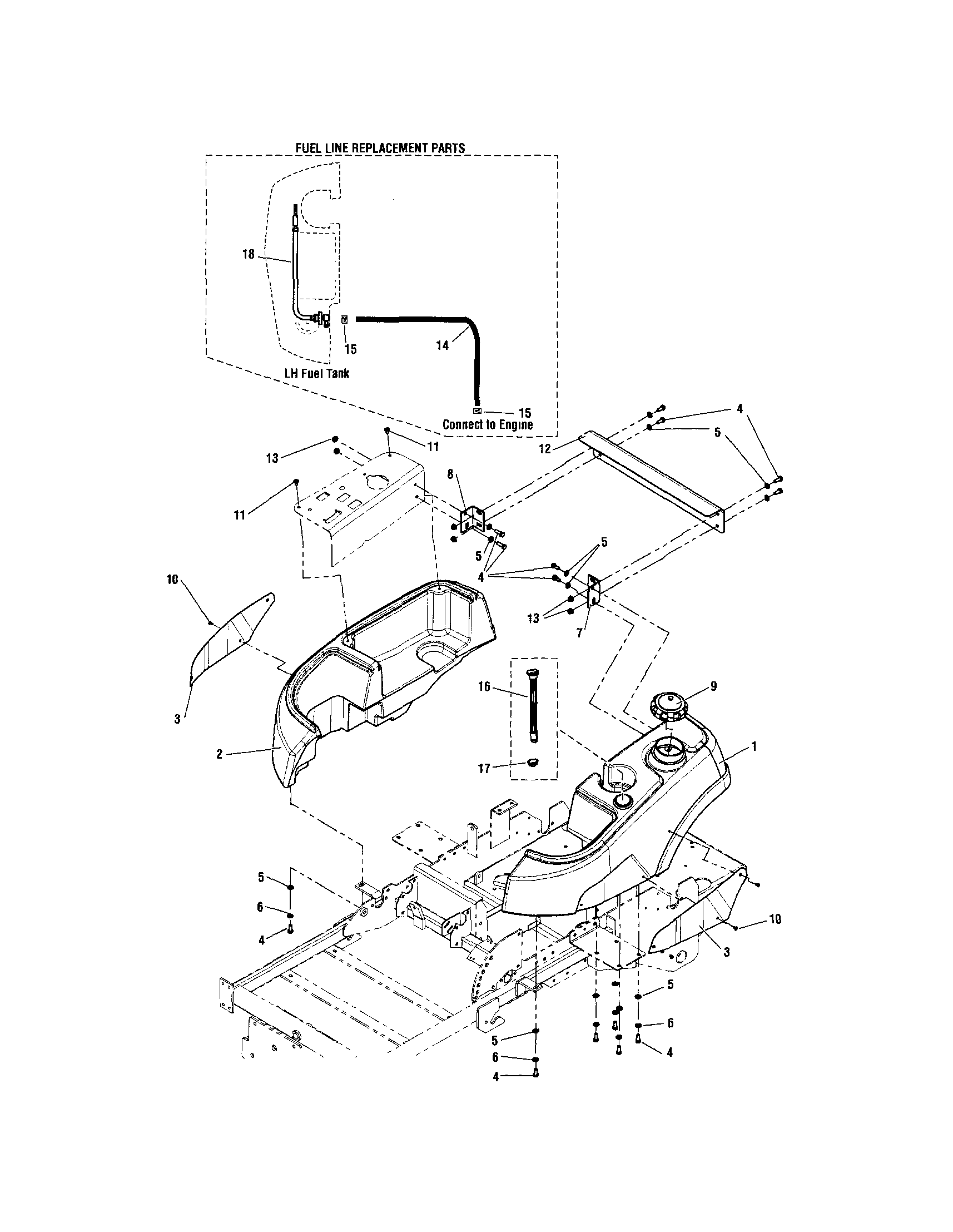 FUEL TANK/MOUNT