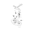 Snapper 355ZB2654 (5900748) pulleys/belt/idler arm diagram