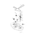 Snapper 355ZB2654 (5900748) pulleys/belt/idler arm diagram