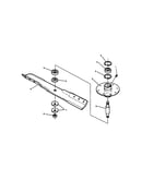 Spindle-38" cutting deck