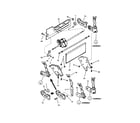 Snapper FRP216512TV rear wheel brackets/latches diagram