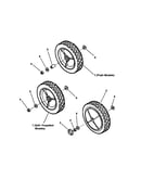 Rear wheels