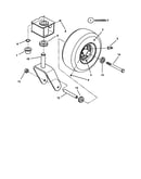 Caster/front wheel/tire