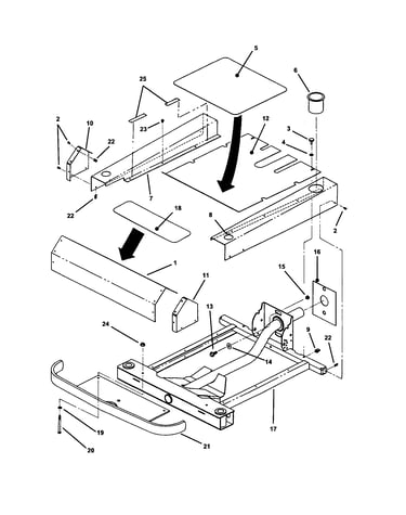 Front frame/cover (series 1)