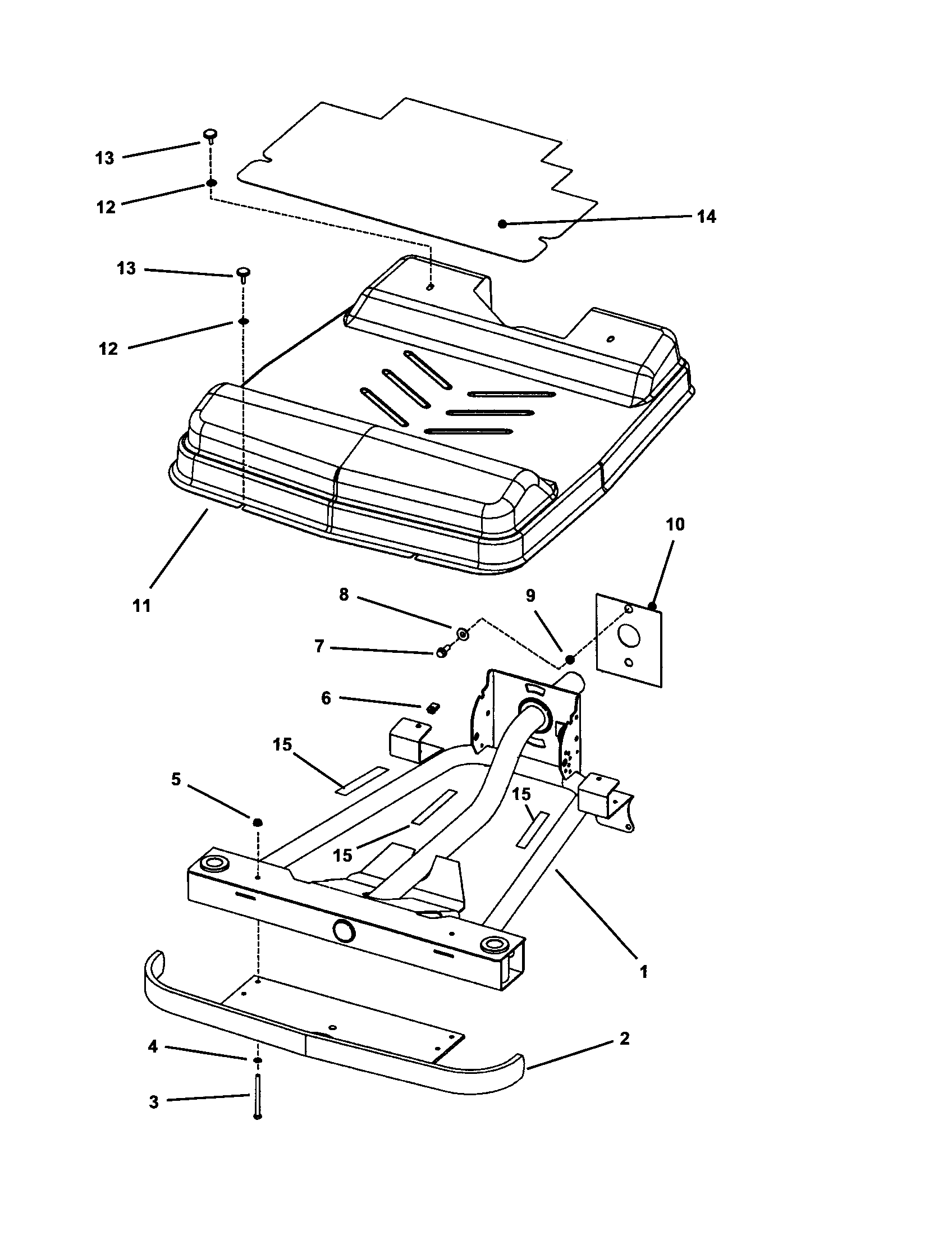 42" front frame/cover (series 2)