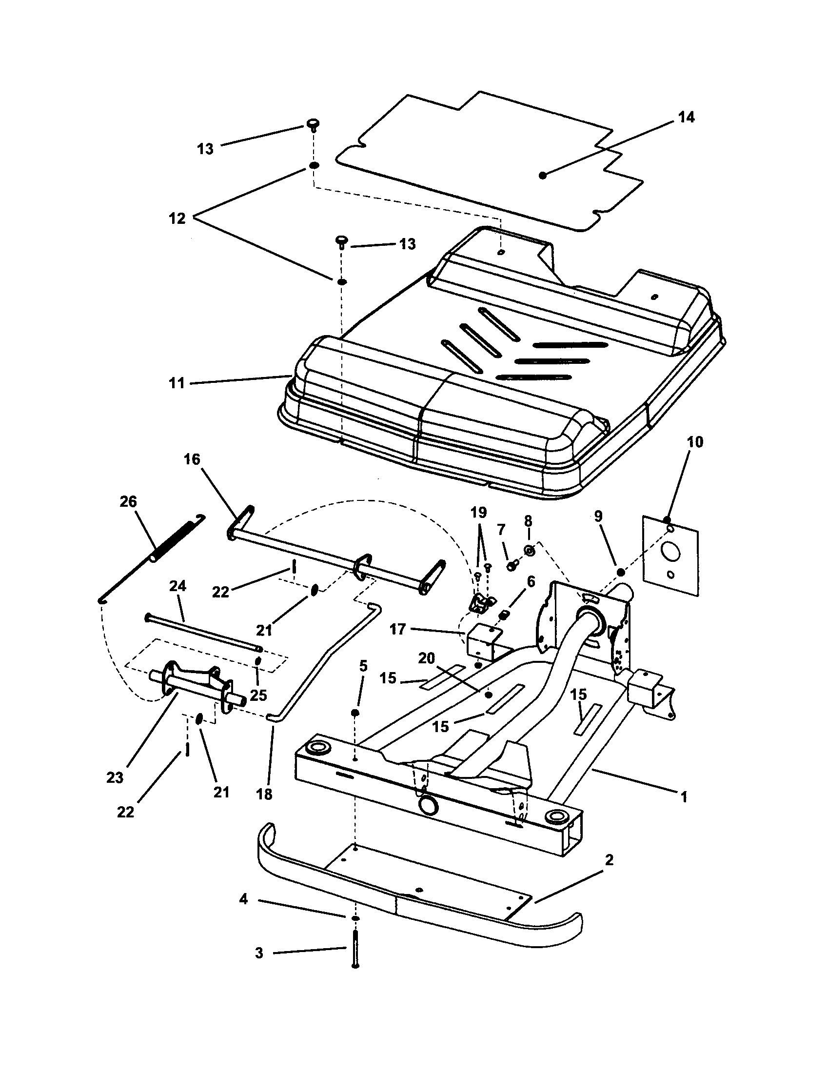 48" front frame/cover (series 2)