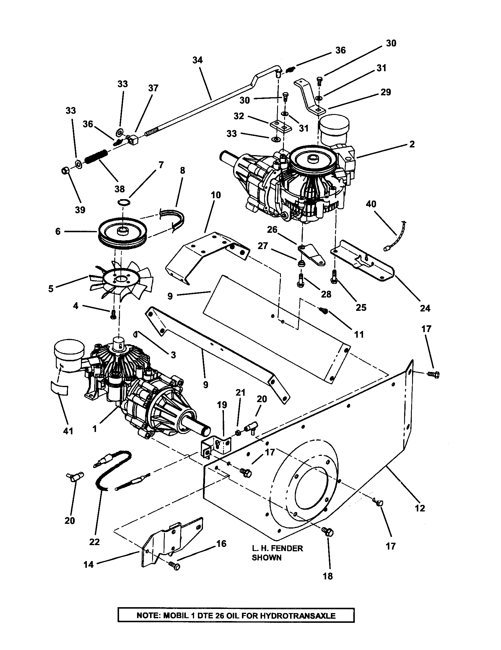 FENDER/TRANSAXLE