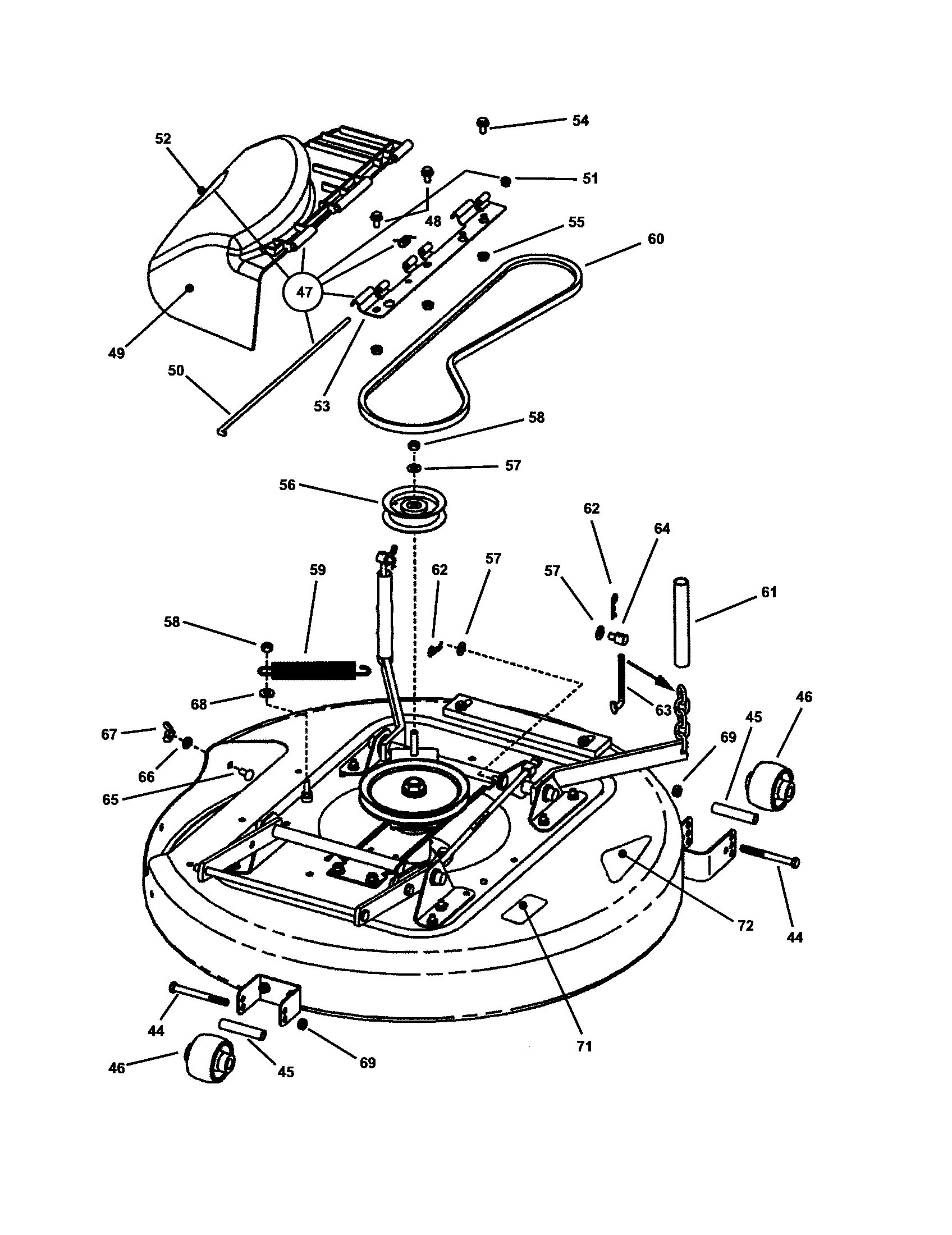 33" MOWER DECK