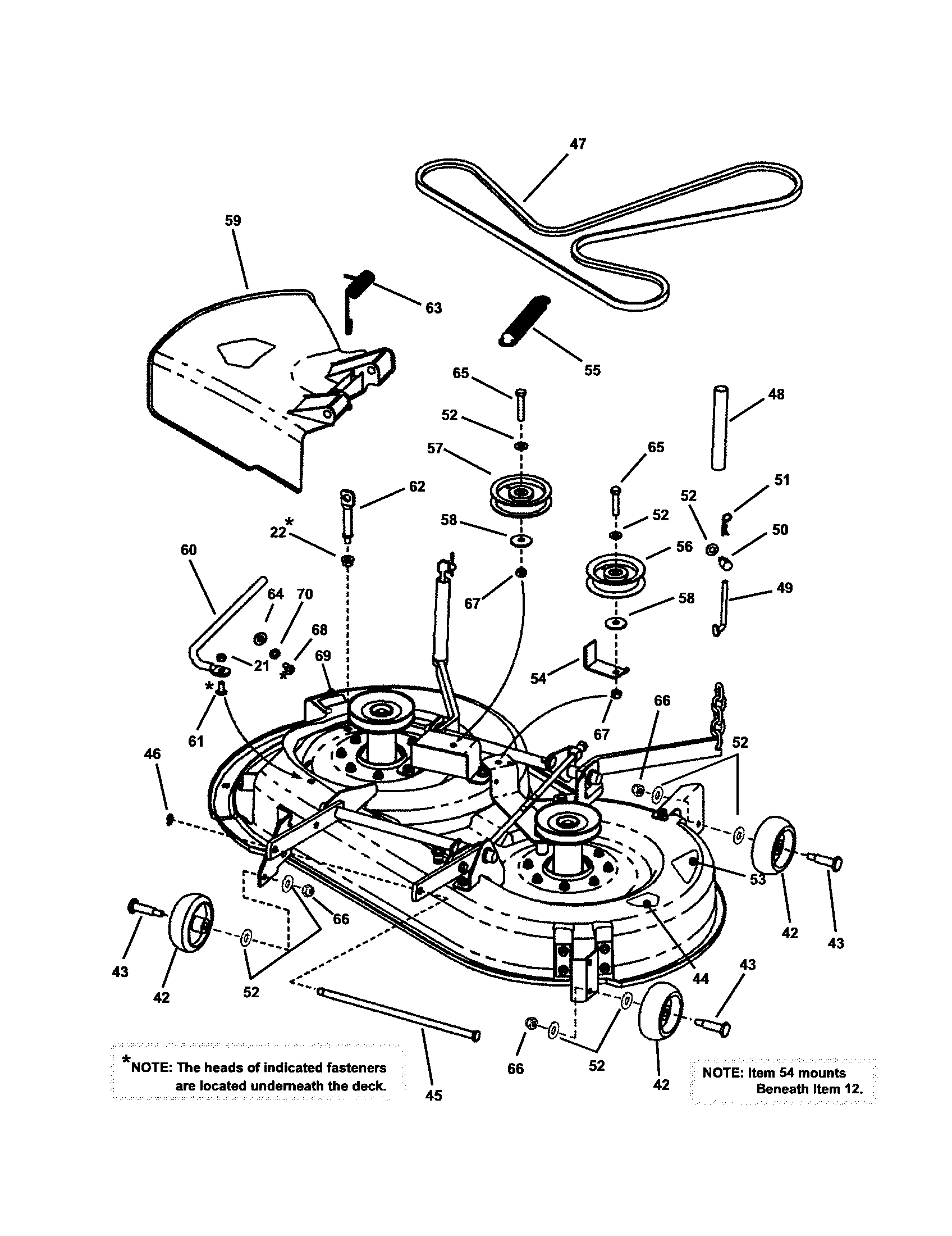 38" MOWER DECK