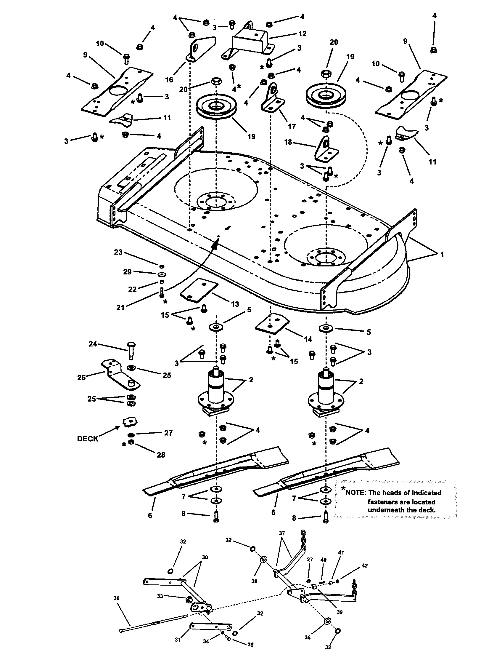 42" MOWER DECK