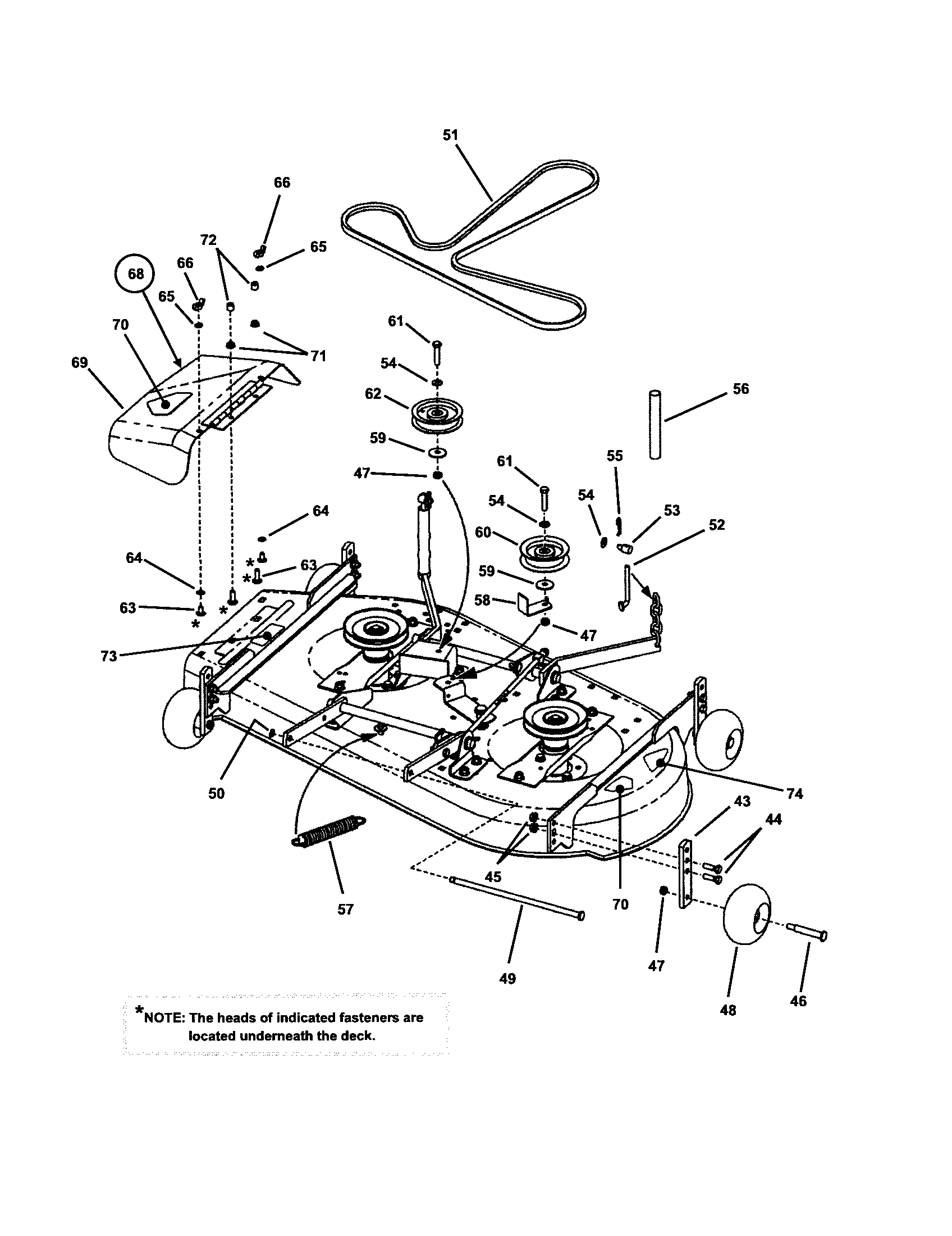 42" MOWER DECK