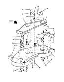 48" mower deck sub-assembly