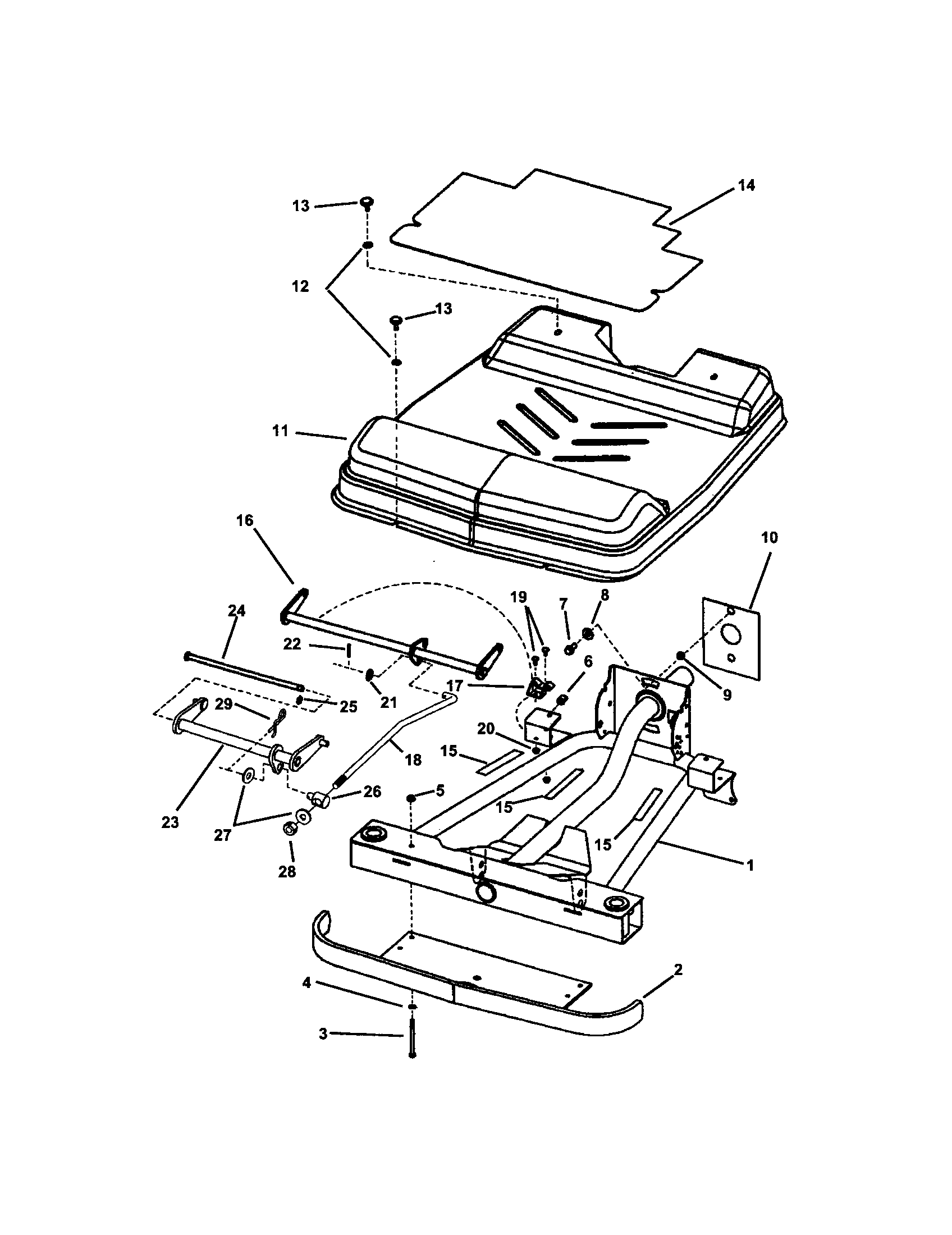 48" FRONT FRAME/COVER