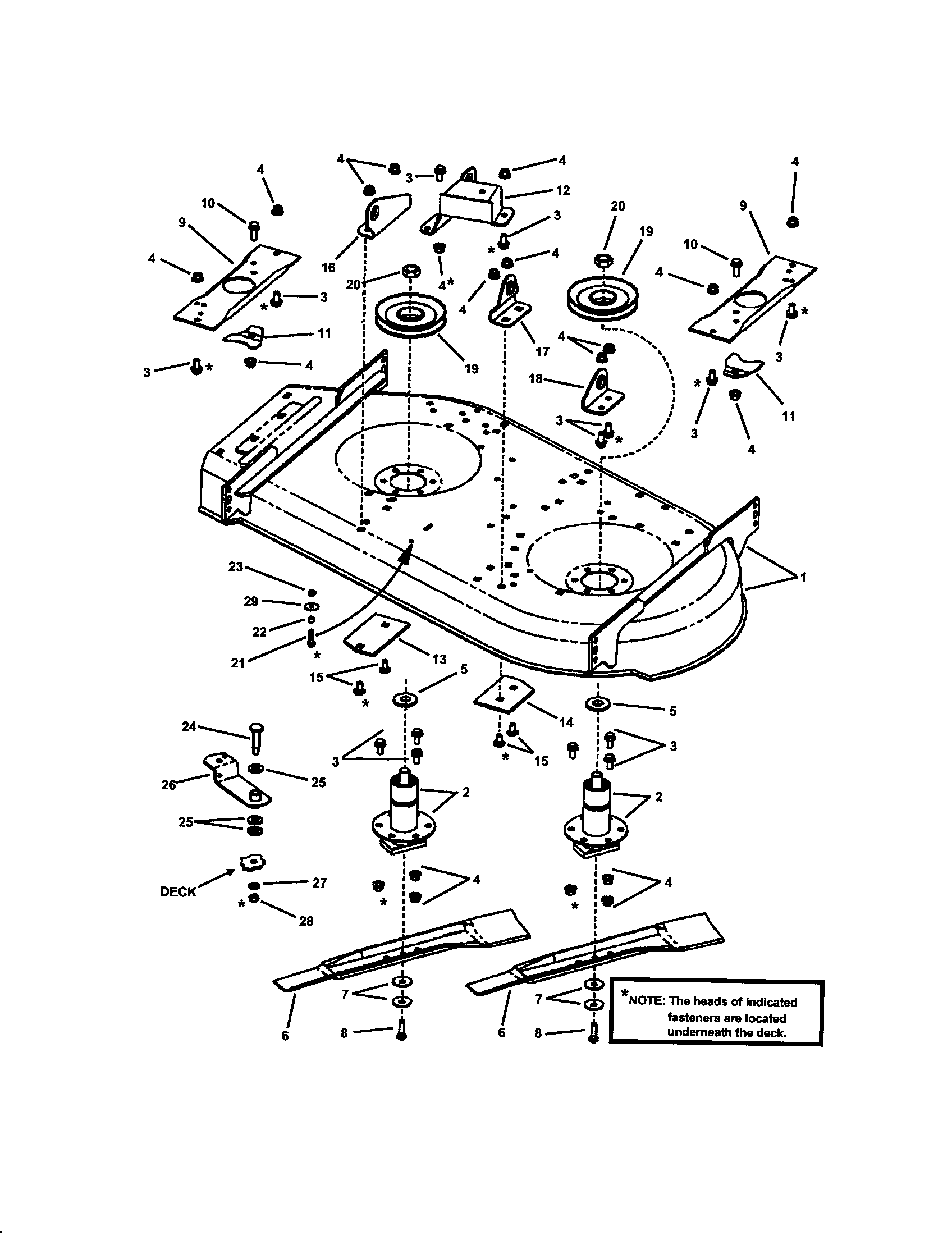 42" MOWER DECK (PART 1)