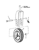 Front wheels (swivel model)