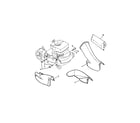 Snapper 84287 side chute/adapter diagram