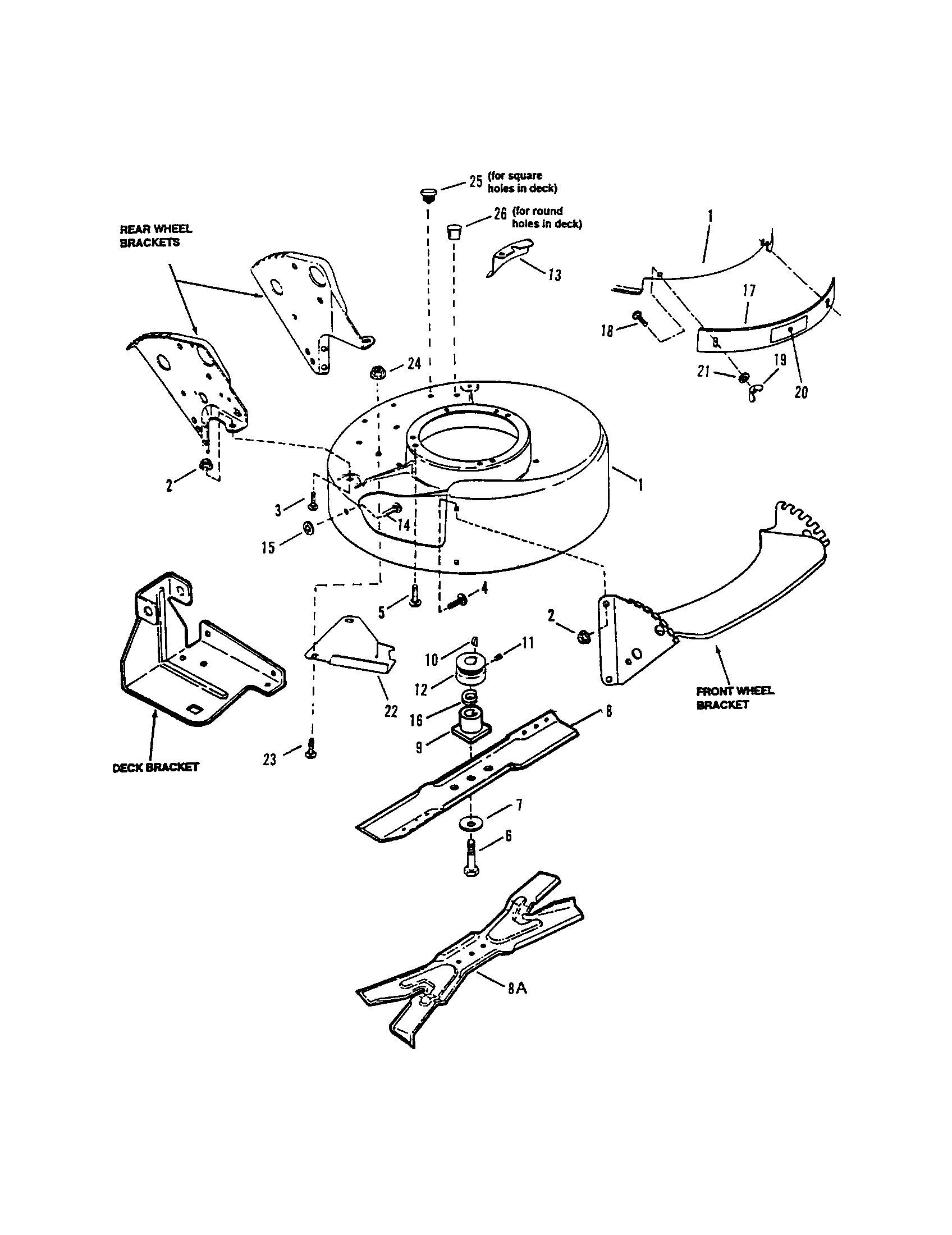 CUTTING DECK/BLADE