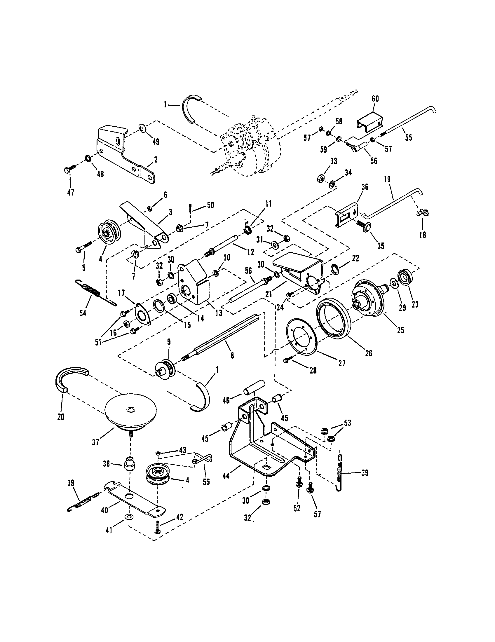 Drive system self-propelled