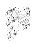 Rear wheel brackets, latches