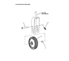 Snapper EMRP216014B front wheels diagram