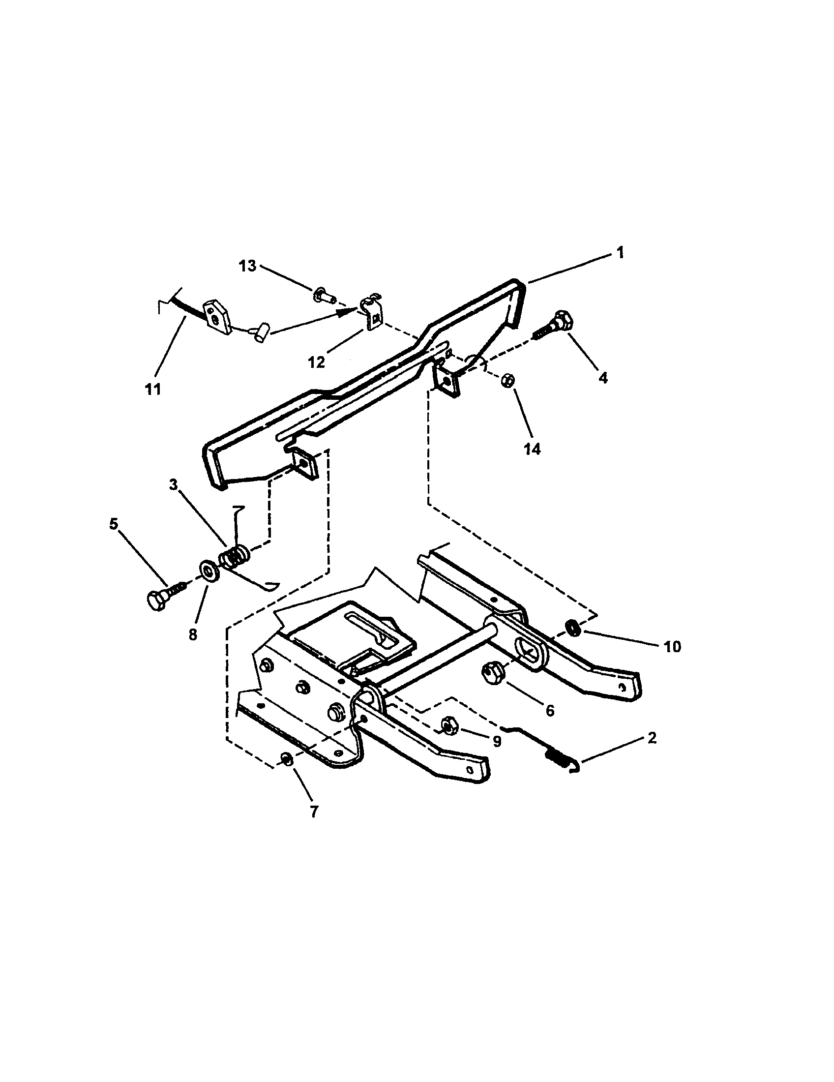 Blade stop pedals