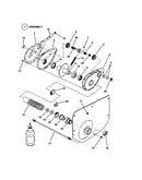Chain case, l.h. fender