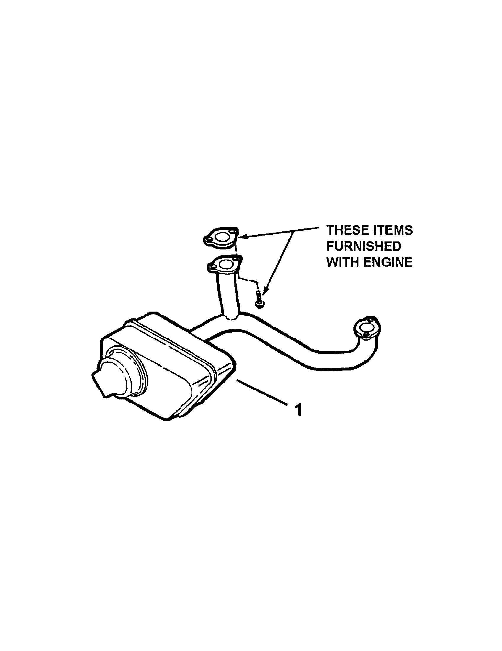 EXHAUST MUFFLER/ENGINE