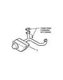 Exhaust muffler/engine