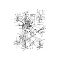 Snapper 421620BVE cutting deck, deflectors diagram
