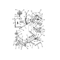 Snapper 421620BVE rails/lift arms/cam lift diagram