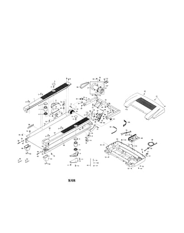 Walking belt/motor