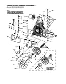 Tandem hydro transaxle assembly