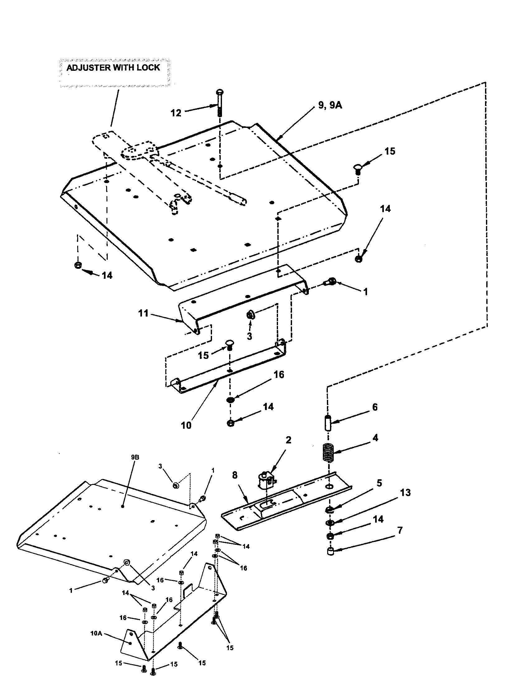 SEAT SUPPORT ASSEMBLY