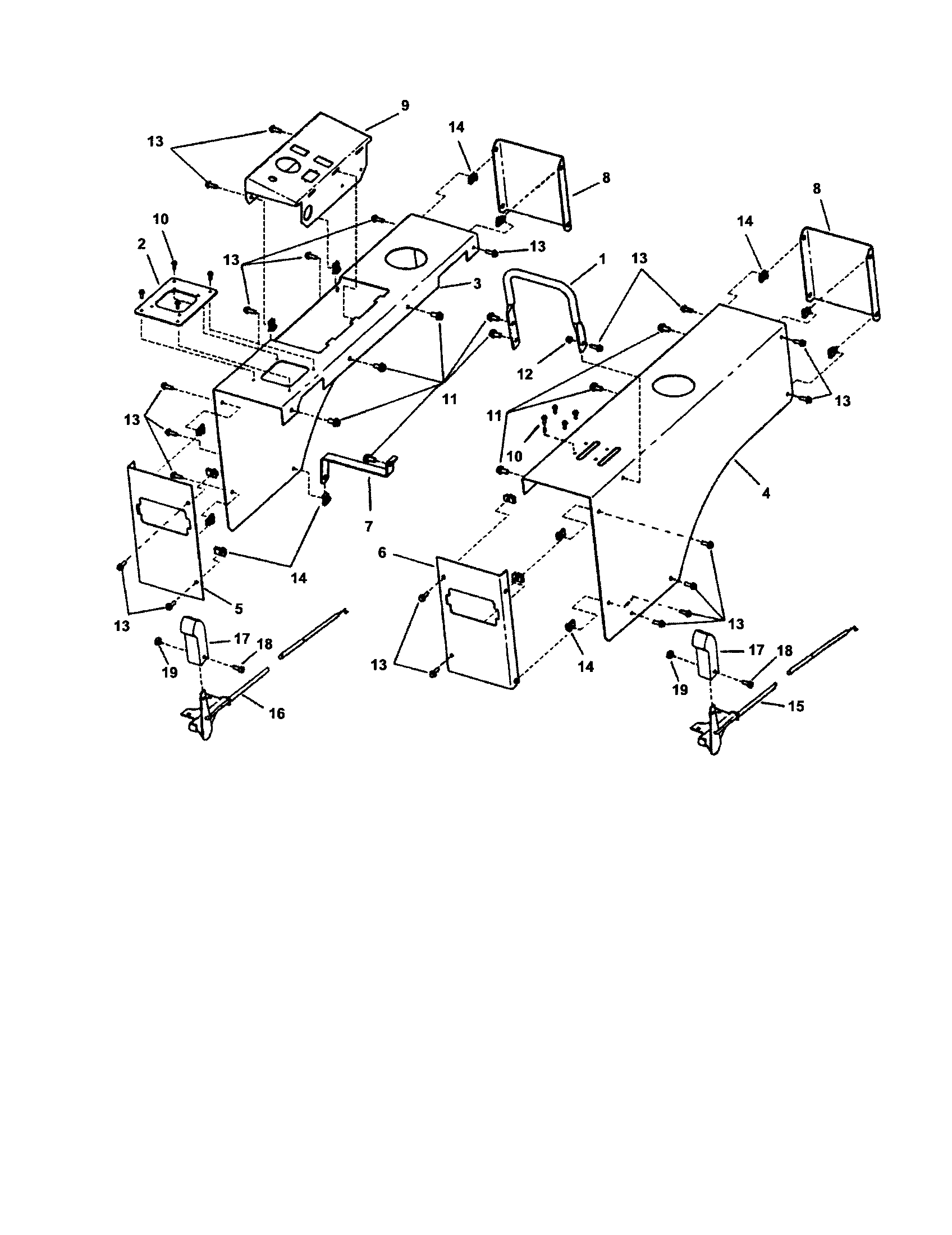 FENDER/CONTROL CABLE ASSEMBLY